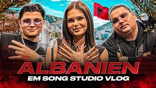 OFFIZIELLER ALBANIEN EM 2024 SONG VON ICON 6 KÜNSTLERN  STUDIO SESSION VLOG