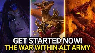 ALTS ARE GONNA BE INSANE In The War Within! | Delves, Professions, NPC Work Orders