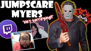 "Guys, I'm Honestly REALLY SCARED!" - Jumpscare Myers VS TTV's! | Dead By Daylight