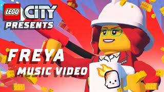   Freya Fights the Fire | LEGO City | OFFICIAL MUSIC VIDEO 