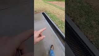 Concrete Channel Drain, Montgomery Texas