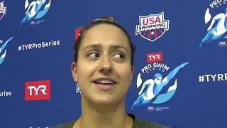 Ali DeLoof Explains Move From Michigan to San Diego, (Knoxville Pro Swim Series)