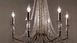 Varaluz Barcelona Unique Crystal Chandeliers Video