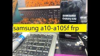 samsung a10-a105f frp bypass google account android 9.0 u2 2019