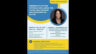 Semel Grand Rounds, 2023-05-16, Dr. Sansea Jacobson