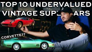 Top 10 UNDERVALUED Vintage Supercars of 2022!