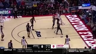 DaRon Holmes Vicious Dunk - UMass vs Dayton - 1/7/24