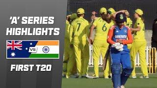 Australia A v India A | First T20 | Multi-Format Series 2024