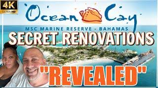 Secret Renovation Construction Revealed: MSC Ocean Cay Island!