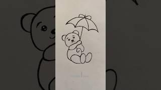 How to draw teddy bear drawing easy step by step