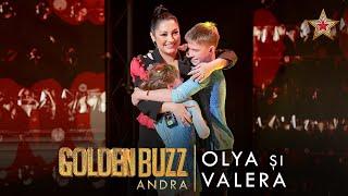Românii au talent 2023: Olya și Valera, Golden Buzz-ul Andrei
