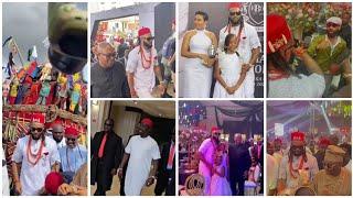 Peter Obi,Phyno,Obi Cubana , his kids,notable personalities at singer ,FLAVOUR Father's burial.