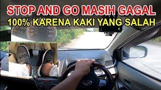 BANYAK YANG GAGAL DALAM MELAKUKAN TEKNIK STOP AND GO PADA POSISI TENGAH TANJAKAN,