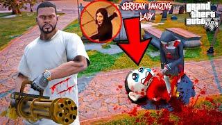 GTA V : Franklin & Shinchan Found SERBIAN DANCING LADY in GTA 5 ( Part-12 ) in Telugu