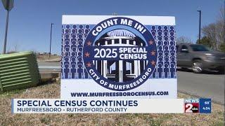 Special census continues in Murfreesboro, TN