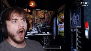 I'm A Security Guard At A Haunted Pizzeria (FNAF 1 First Time)