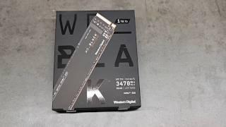 WD_Black NVMe SSD 1TB SN750 Unboxing