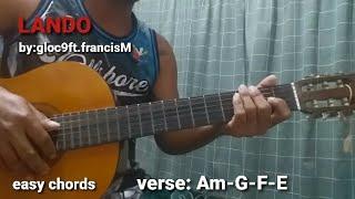 Lando by gloc 9 ft. Francis M | guitar tutorial | easy chords & strumming