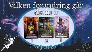 Vilken förändring går du in i? ‍️️ TAROT ⭐️ PICK A CARD 