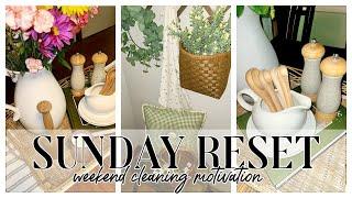 RELAXING SUNDAY RESET // WEEKEND CLEANING MOTIVATION // WHOLE HOUSE CLEAN WITH ME // ROBIN LANE LOWE