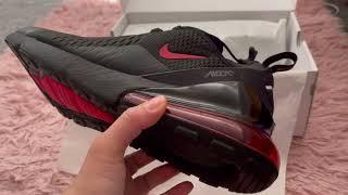UNBOXING AIR MAX 270 BLACK AND RED | JOY ANCOG