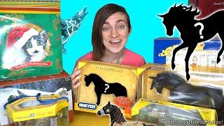 Unboxing the Model Horse Collection I Bought || Part 1 || New in Box Breyer Horses & Wolf Figurines