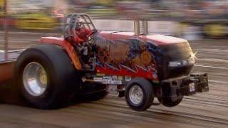 Unlimited Super Stock Tractors & Super Modified 4wd Trucks pulling in Greenville, OH - 2014