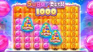 ХАРОН ЗАЛОВИЛ НЕРЕАЛЬНЫЙ ЗАНОС В ЧЕСТЬ ВОЗВРАЩЕНИЯ?! / Бонус В Слоте Sugar Rush 1000 / заносы недели