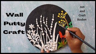 Wall Putty Craft | Wall Putty Home Decor Ideas | Wall Hanging Item Using Wall Putty | DIY Home Decor