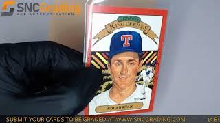 SNC Grading: 1990 Donruss Nolan Ryan #665 King Of kings Card Review (1614274259524)