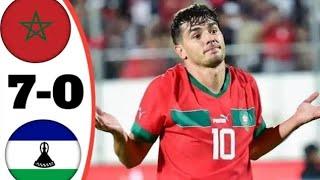 Morocco Vs Lesotho 7-0 All Goals & Highlights 2024