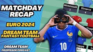 EURO 2024 TUESDAY RECAP | TOP POINT SCORERS & TALKING POINTS | SUN DREAM TEAM | FANTASY FOOTBALL