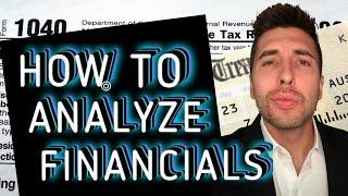 How to analyze financials (for business valuation, negotiation, financing, & acquisition)