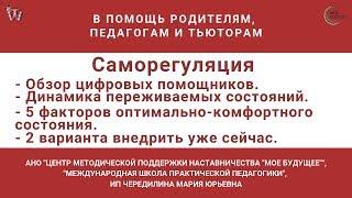 Саморегуляция  Обзор цифровых помощников. Динамика переживаемых состояний.