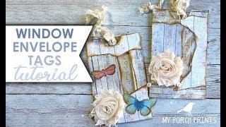 Window Envelope Tags Tutorial My Porch Prints