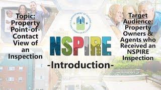 Using the NSPIRE IT Platform for Property Owners