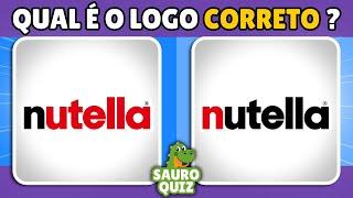 ️ QUAL O LOGO CORRETO? | Apenas 1% vão acertar todos #adivinheologo #quiz