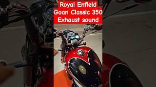 Royal Enfield Goan 350 #shorts #short #exhaustsound #trending #ytshorts