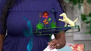 Girl Next Door Whimsical Animal 57" Whirlygig Wind Spinner on QVC