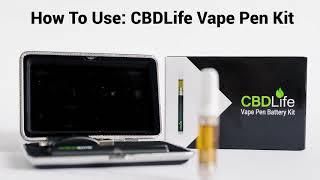 CBDLife Vape Pen Kit - How to Use!