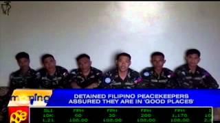 Syrian video shows Pinoy peacekeepers in 'safe place'