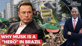 Brazil: Thousands of Bolsonaro Supporters Rally for Elon Musk | Firstpost America