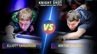 ELLIOTT SANDERSON VS WIKTOR ZIELINSKI | KNIGHT SHOT OPEN 2024 #billiards #highlights #9ballpool