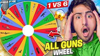 All Guns In One WheelBest 1 Vs 6 Challenge50 Kills [A_s Gaming] - Free Fire India