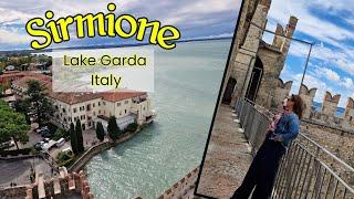 Sirmione, Lake Garda-Italy. Walking around the old town centre and boat trip