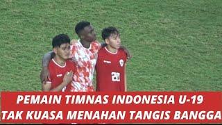 MOMEN LAGU TANAH AIRKU USAI INDONESIA U-19 KALAHKAN MALAYSIA U-19 LOLOS KE FINAL PIALA AFF U-19 2024