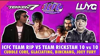 【Tekken 7 Season 4】ICFC NA Season 1: Team Rip vs Team Rickstah 10 vs 10 Team Battle