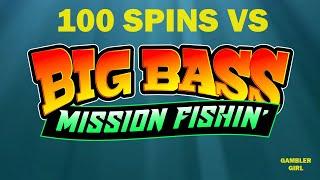 100 SPINS VS BIG BASS MISSION FISHIN'How Many Bonuses?!