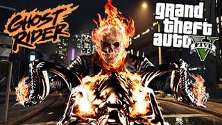 GTA 5 Mods - GHOST RIDER MOD! | GTA 5 Mods Gameplay