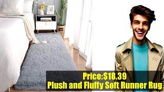 Buy Chicrug Soft Runner Rugs for Bedroom Living Room Plush Fluffy Rug 2x6 Feet, Shag Furry Area Rug